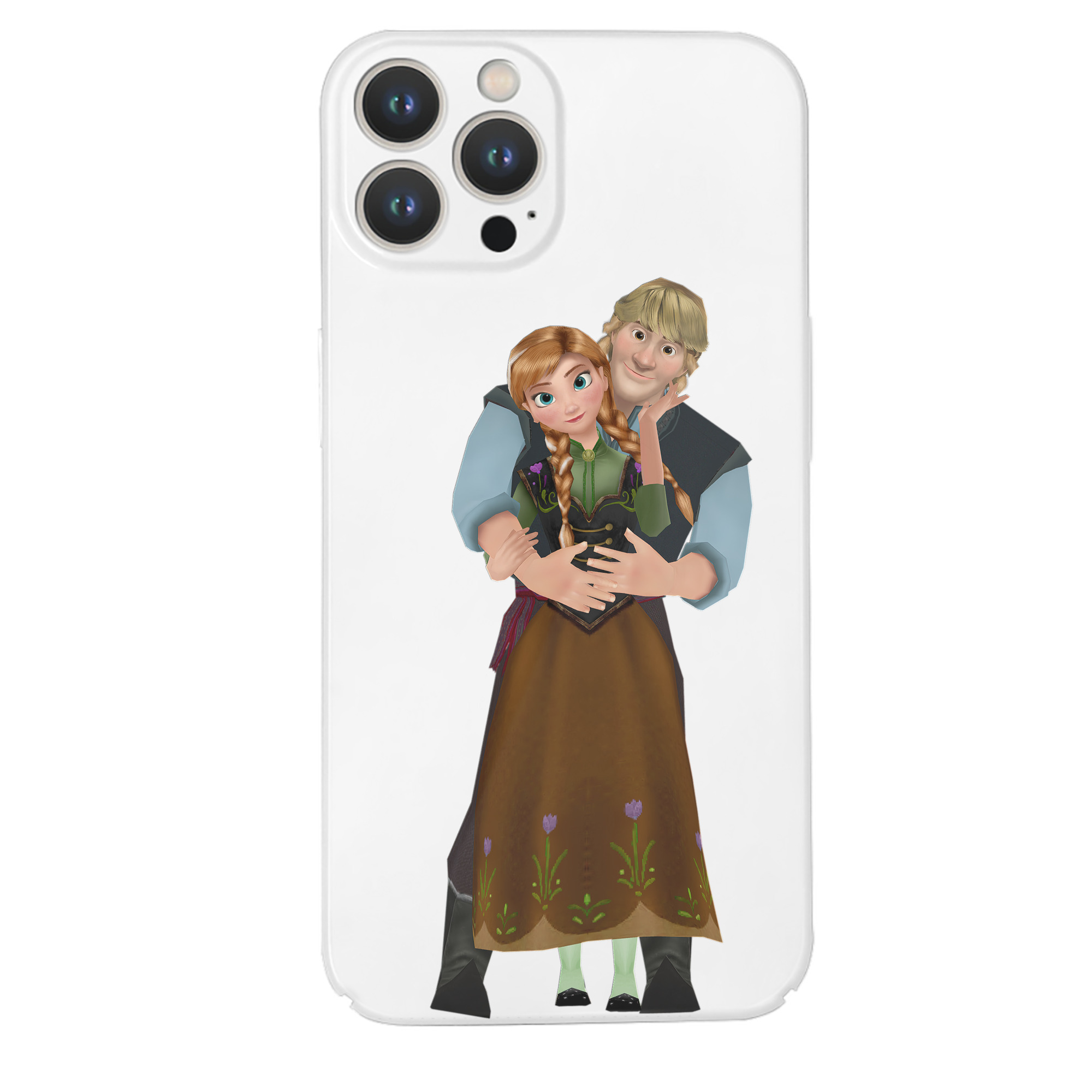 （画像用） アナと雪の女王 アンナ エルサ Frozen Anna Elsa 【iPhone 14シリーズ対応】ハードケース